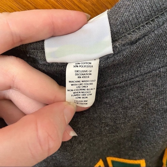 Champion Baylor Crew Neck Sweat Shirt Pullover Vintage Size Small - Picture 6 of 6